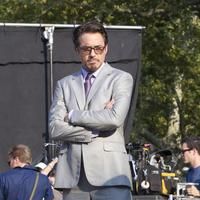 Robert Downey Jr on the set of The Avengers shooting on location | Picture 69568